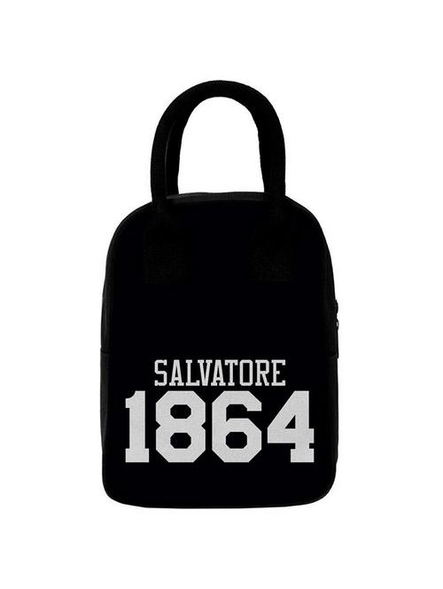 printed canvas lunch bag - 18550612 - Very Small Image - 1