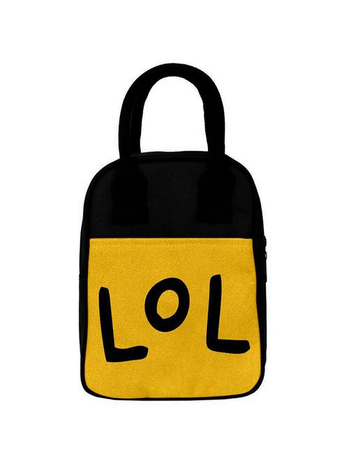 printed canvas lunch bag - 18550624 - Very Small Image - 1