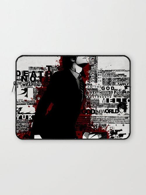 printed canvas laptop bag 14 inches - 18550816 - Very Small Image - 1