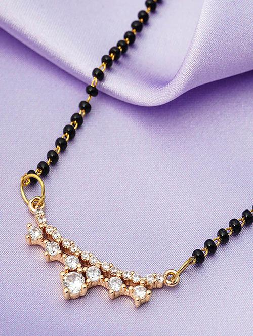 gold plated mangalsutras - 18551061 - Very Small Image - 1