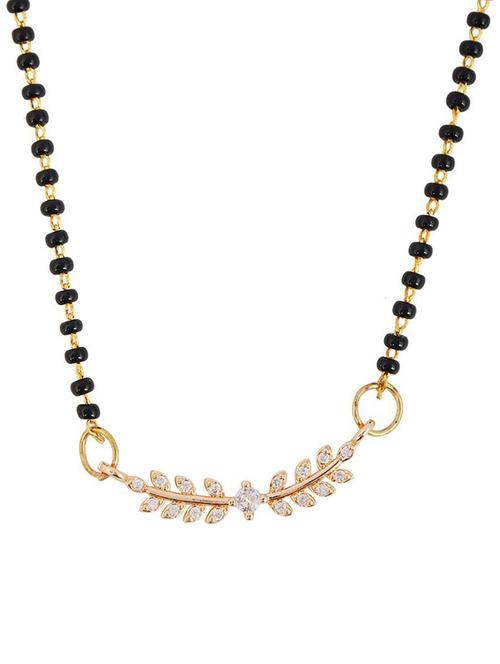 gold plated mangalsutras - 18551063 - Very Small Image - 1