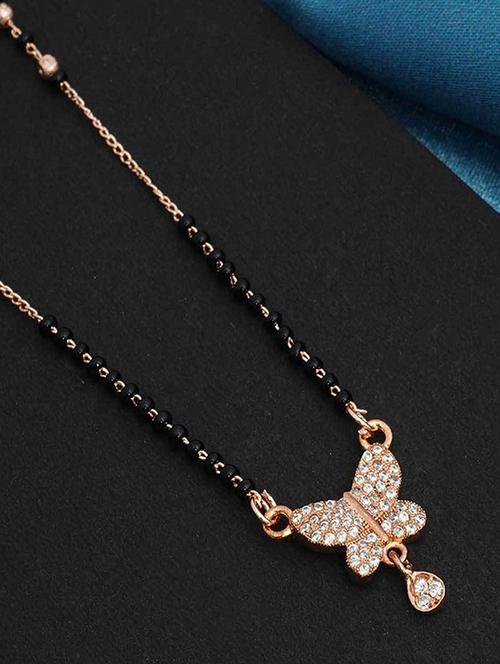 gold plated mangalsutras - 18551074 - Very Small Image - 1