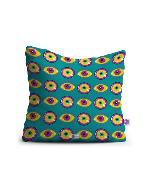 crazy corner green printed cushion ( 12 x 12 inches ) - 18551329 - Very Small Image - 1