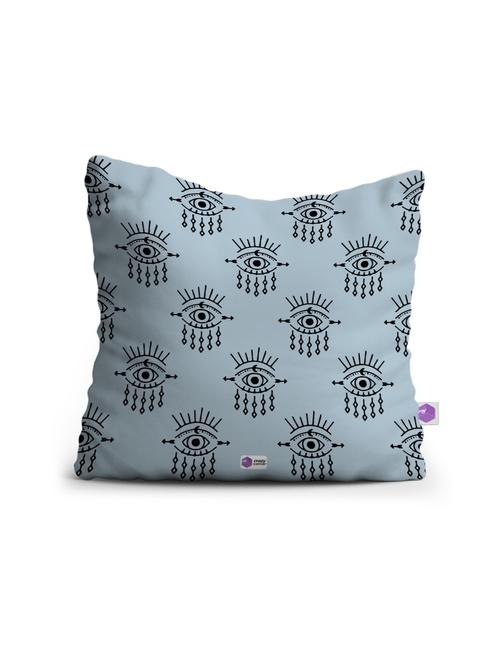 crazy corner grey printed cushion ( 12 x 12 inches ) - 18551331 - Very Small Image - 1