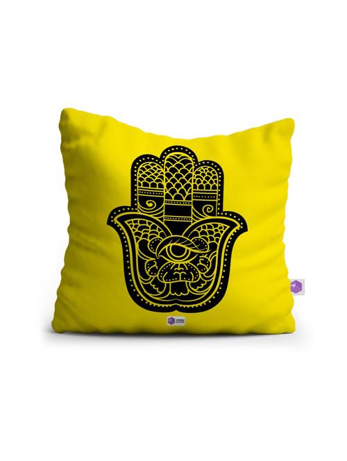crazy corner yellow printed cushion ( 12 x 12 inches ) - 18551333 - Very Small Image - 1