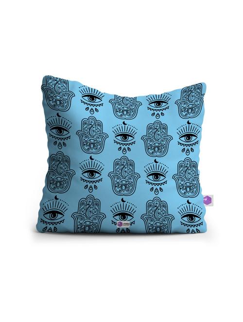 crazy corner blue printed cushion ( 12 x 12 inches ) - 18551334 - Very Small Image - 1