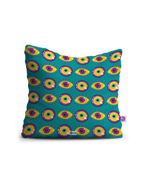 crazy corner green printed cushion ( 12 x 12 inches ) - 18551338 - Very Small Image - 1