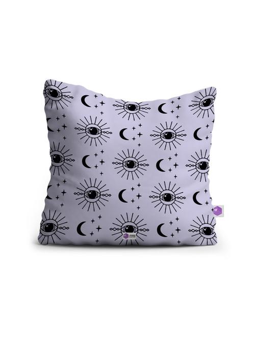 crazy corner grey printed cushion ( 12 x 12 inches ) - 18551342 - Very Small Image - 1