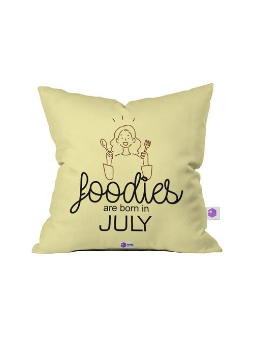 crazy corner yellow printed cushion ( 12 x 12 inches ) - 18551380 - Very Small Image - 1