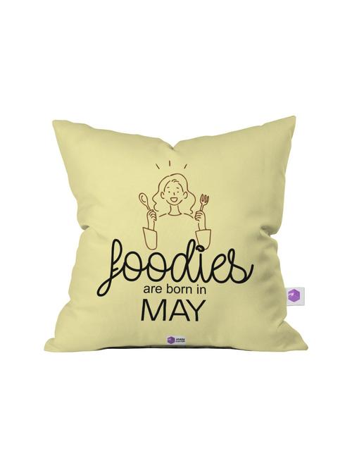 crazy corner yellow printed cushion ( 12 x 12 inches ) - 18551387 - Very Small Image - 1