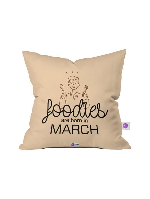 crazy corner beige printed cushion ( 12 x 12 inches ) - 18551404 - Very Small Image - 1