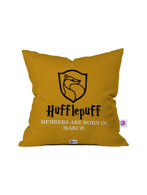 crazy corner yellow printed cushion ( 12 x 12 inches ) - 18551410 - Very Small Image - 1