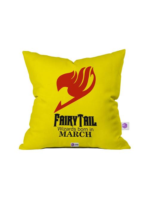 crazy corner yellow printed cushion ( 12 x 12 inches ) - 18551417 - Very Small Image - 1