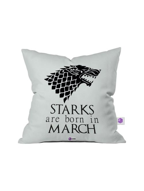 crazy corner white printed cushion ( 12 x 12 inches ) - 18551432 - Very Small Image - 1