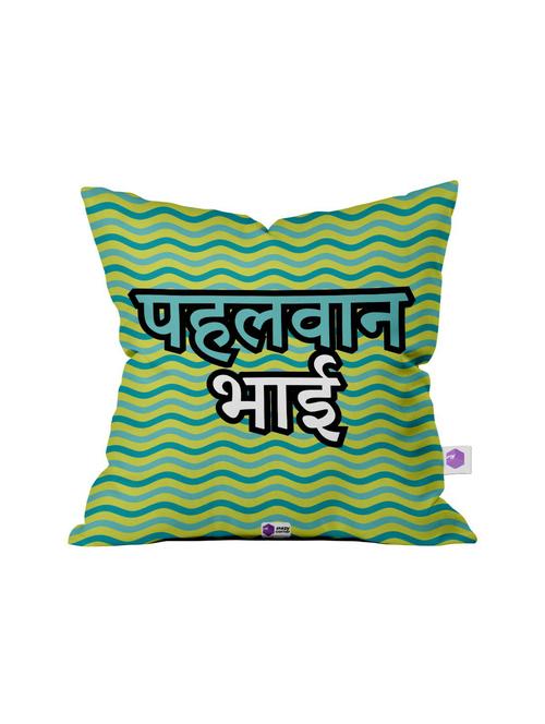 crazy corner green printed cushion ( 12 x 12 inches ) - 18551497 - Very Small Image - 1