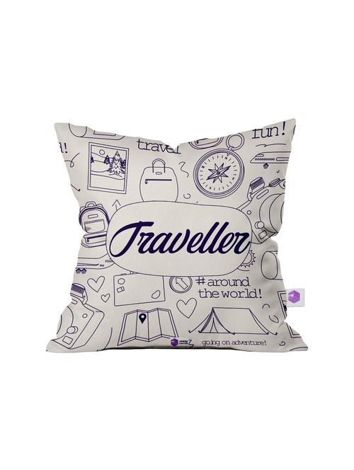 crazy corner white printed cushion ( 12 x 12 inches ) - 18551504 - Very Small Image - 1