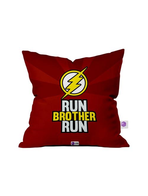 crazy corner red printed cushion ( 12 x 12 inches ) - 18551516 - Very Small Image - 1