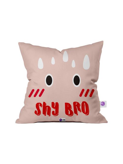 crazy corner pink printed cushion ( 12 x 12 inches ) - 18551523 - Very Small Image - 1