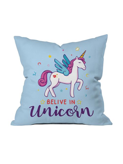 crazy corner blue printed cushion 12 x 12 inches - 18552146 - Very Small Image - 1