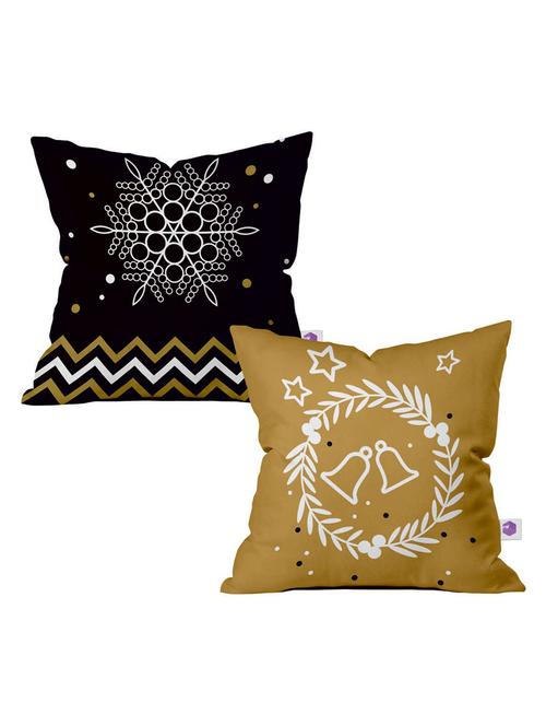 crazy corner multi printed cushion 12 x 12 inches - 18552149 - Very Small Image - 1