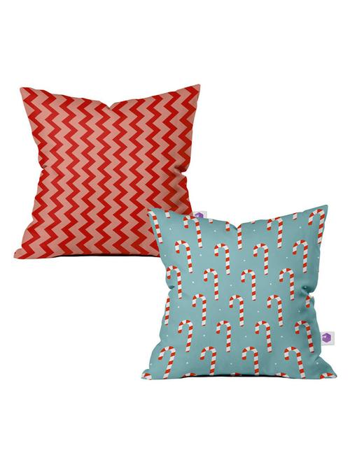 crazy corner multi printed cushion 12 x 12 inches - 18552155 - Very Small Image - 1