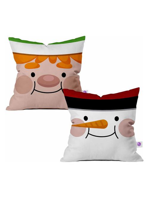 crazy corner multi printed cushion 12 x 12 inches - 18552171 - Very Small Image - 1