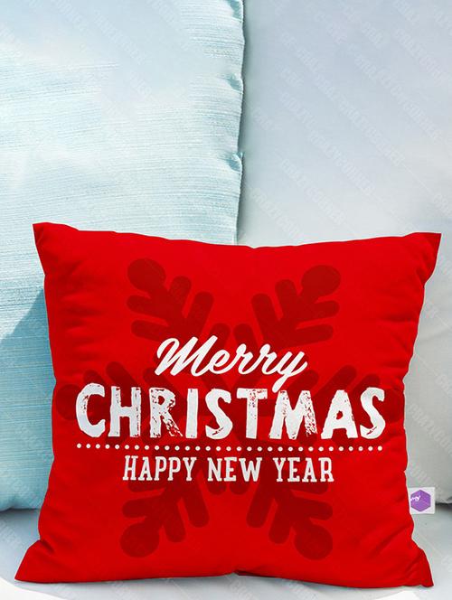 crazy corner red printed cushion 12 x 12 inches - 18552210 - Very Small Image - 1