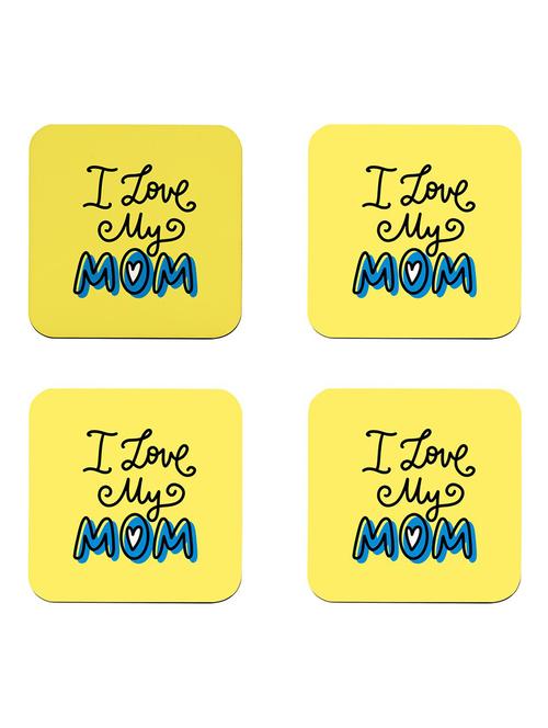 i love my mom quote printed coaster set - 18552249 - Very Small Image - 1