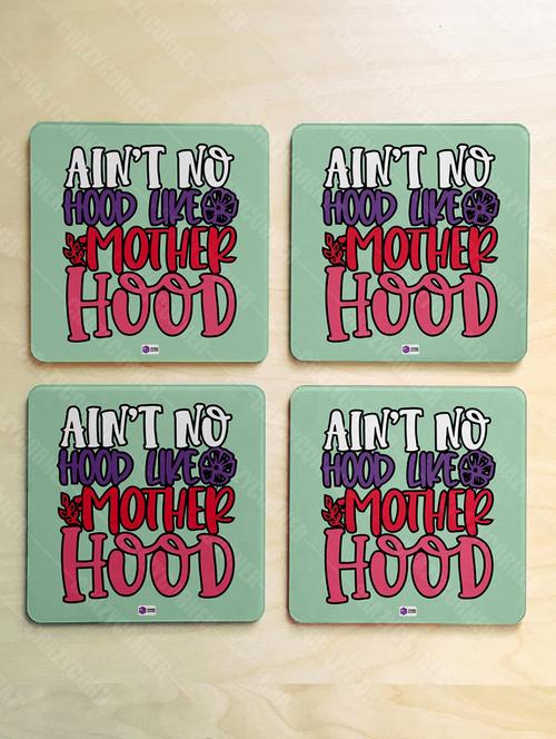 motherhood quote printed coaster set - 18552309 - Very Small Image - 1