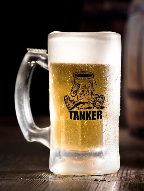 tanker text printed bear mug 350 ml - 18552464 - Very Small Image - 1