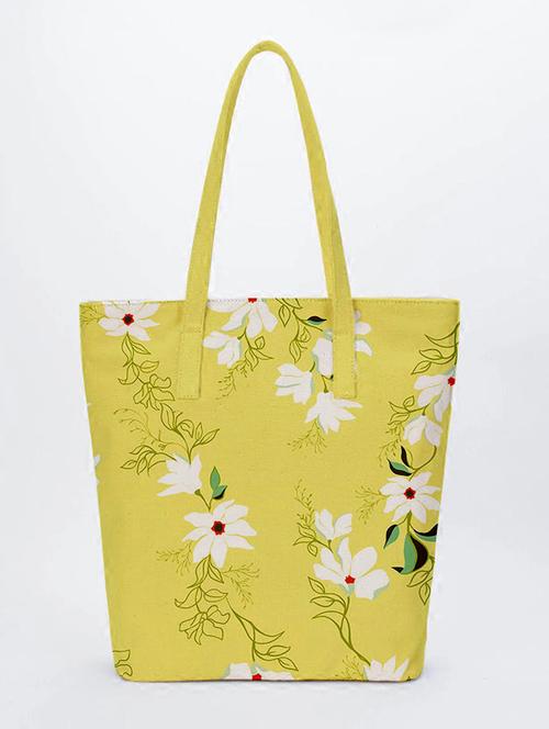 yellow leatherette (pu) regular shopping bag - 18555274 - Very Small Image - 1