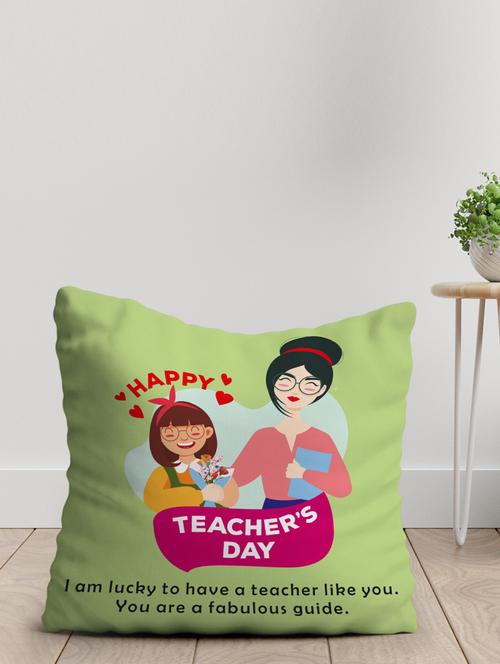 crazy corner printed cushion ( 12 x 12 inches ) - 18555576 - Very Small Image - 1