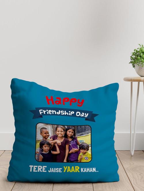 crazy corner printed cushion ( 12 x 12 inches ) - 18555627 - Very Small Image - 1