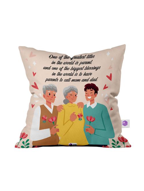 crazy corner printed cushion ( 12 x 12 inches ) - 18555670 - Very Small Image - 1