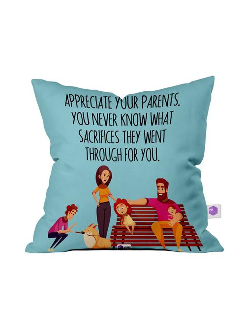 crazy corner printed cushion ( 12 x 12 inches ) - 18555679 - Very Small Image - 1
