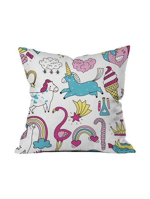 crazy corner printed cushion ( 12 x 12 inches ) - 18555717 - Very Small Image - 1