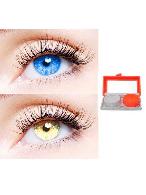 unisex set of 2 contact lenses with travel kit - 18555834 - Very Small Image - 1