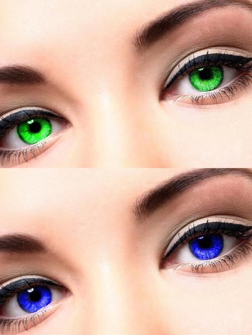 unisex set of 2 contact lenses - 18555843 - Very Small Image - 1