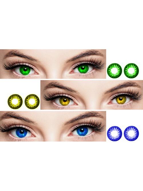 unisex set of 2 contact lenses with case - 18555844 - Very Small Image - 1