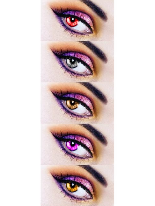 unisex set of 5 contact lenses - 18555883 - Very Small Image - 1