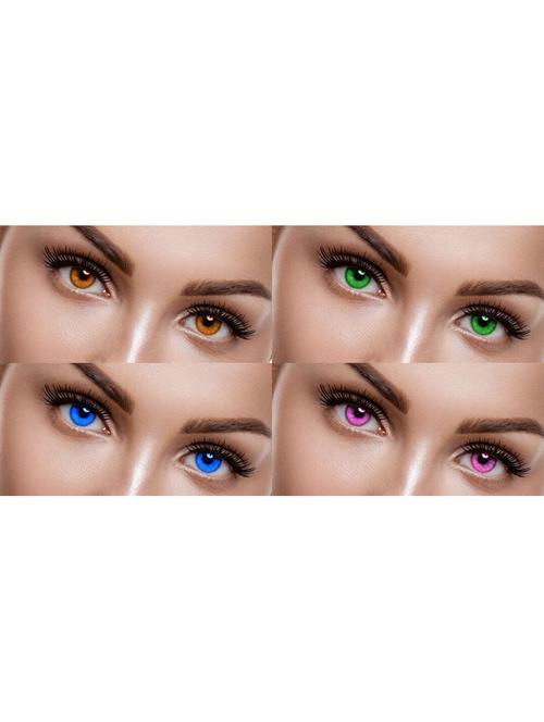 unisex set of 4 contact lenses - 18555889 - Very Small Image - 1