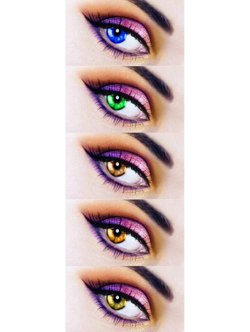 unisex set of 5 contact lenses - 18555898 - Very Small Image - 1