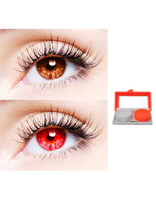 unisex set of 2 contact lenses with travel kit - 18555905 - Very Small Image - 1