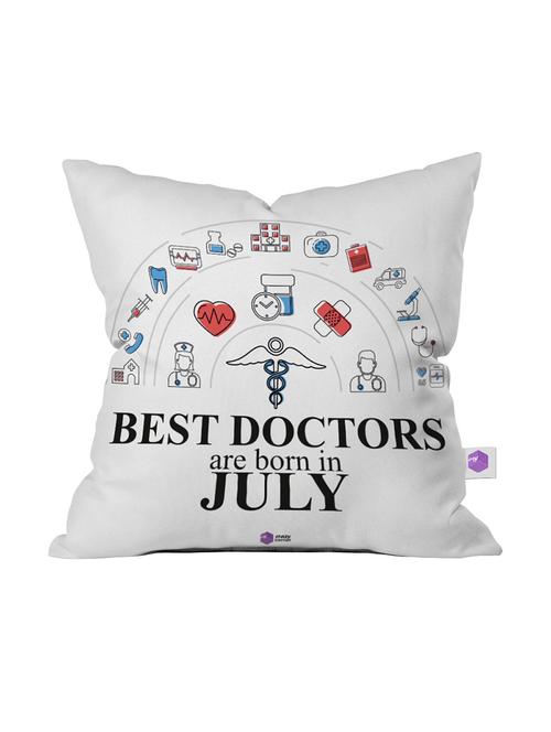 august borns are lazy printed cushion cover - 18556510 - Very Small Image - 1