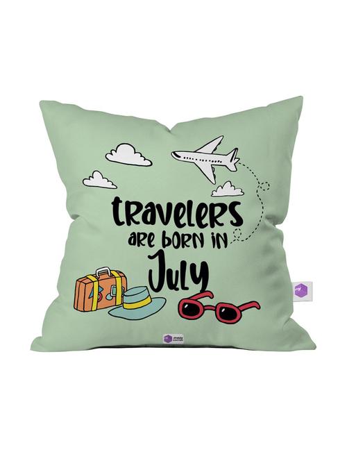 august borns are lazy printed cushion cover - 18556518 - Very Small Image - 1
