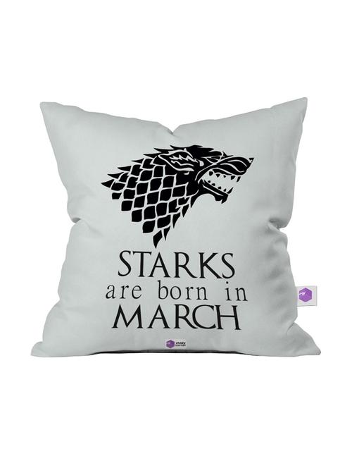 august borns are lazy printed cushion cover - 18556570 - Very Small Image - 1