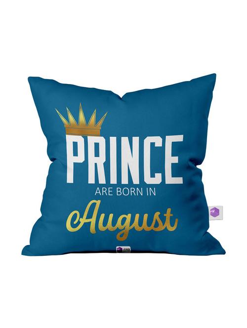august borns are lazy printed cushion cover - 18556774 - Very Small Image - 1