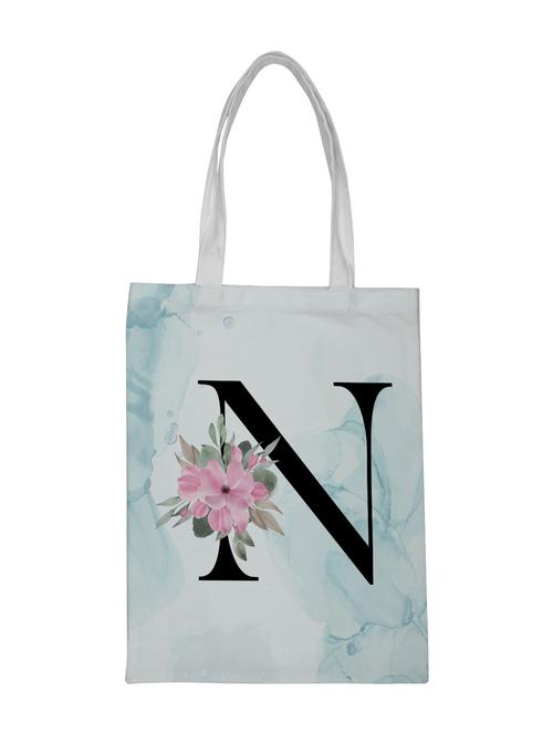typographic tote shopping bag - 18556839 - Very Small Image - 1