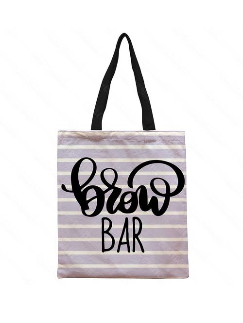 printed regular shopping tote bag - 18556919 - Very Small Image - 1