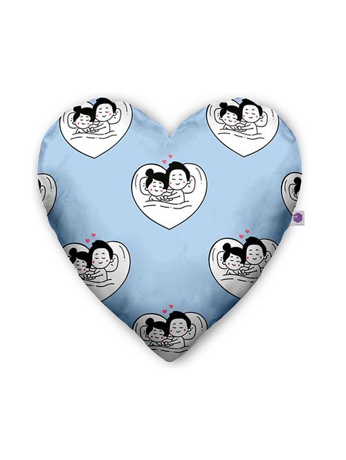 printed heart shape pillow - 18557007 - Very Small Image - 1